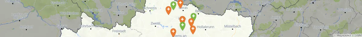 Map view for Pharmacies emergency services nearby Sankt Bernhard-Frauenhofen (Horn, Niederösterreich)